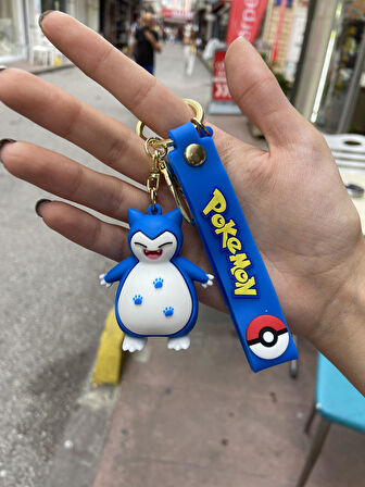 Pokemon Karakterler Silikon Anahtarlık