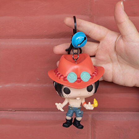 One Piece Portgas D. Ace Figür  Anahtarlık