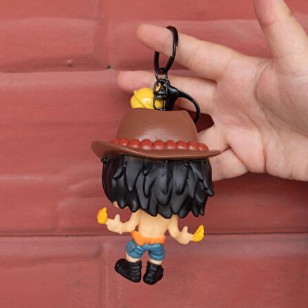 One Piece Portgas D. Ace Figür  Anahtarlık