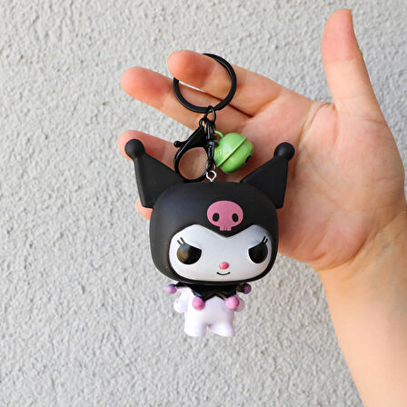 Sanrio Kuromi 3D  Figür Anahtarlık