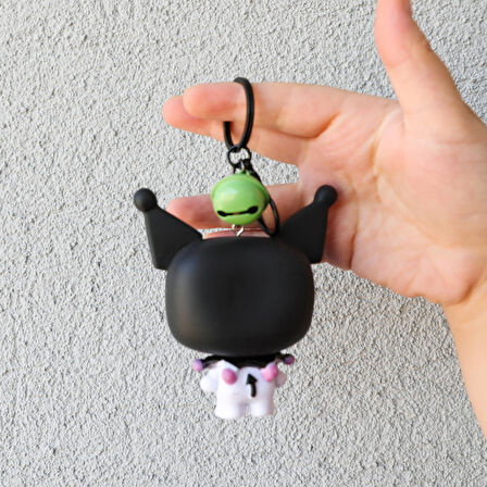 Sanrio Kuromi 3D  Figür Anahtarlık