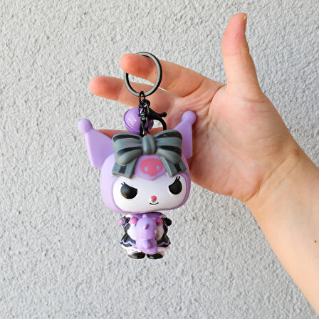 Sanrio Kuromi 3D  Figür Anahtarlık