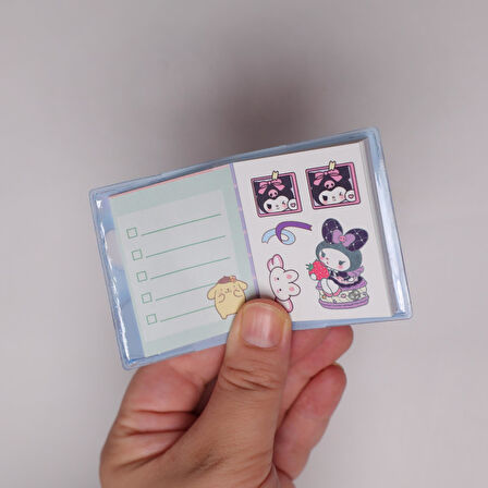 Sanrio Mini 2'li Stecker Defter 6  cm