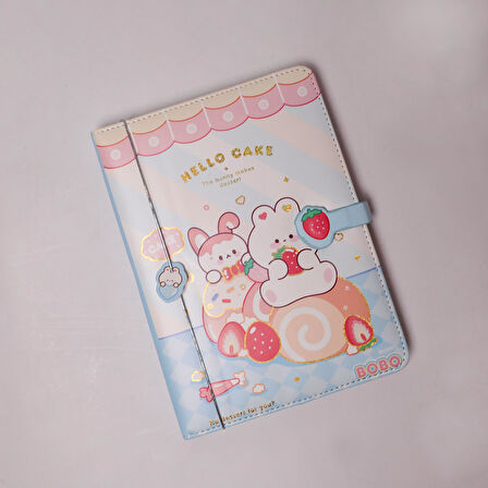 Aifieego Komik Tavşan Kawaii Defter