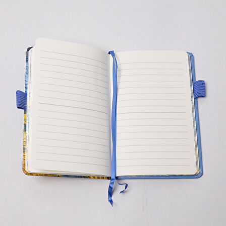Van Gogh Tasarımlı Lastikli Defter