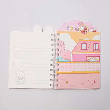  Kawai Karakterleri Ayraçlı Defter
