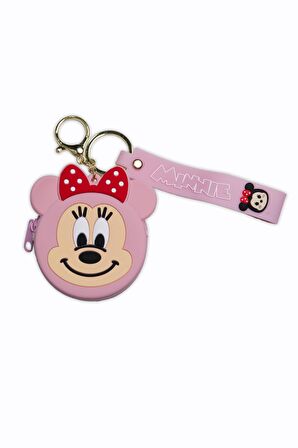 Minnie Mouse Bozuk Para Cüzdanı Anahtarlık PEMBE