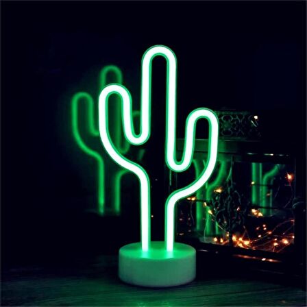 Kaktüs Neon Lamba 