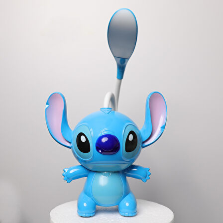 Stitch Figürlü Led Masa Lambası Şarjlı