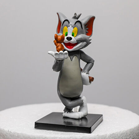 Tom & Jerry Yemek Burger Aksiyon Figürü 2 Adet MODEL  1