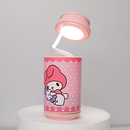 My Melody Şarjlı 2 Kademeli Led Masa Gece ve Çalışma Lambası Kalemlik