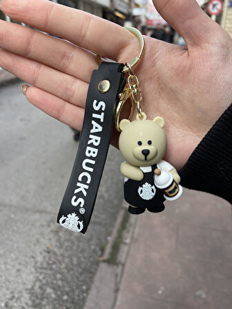 Starbucks Coffee Bear Silikon Anahtarlık 1 ADET