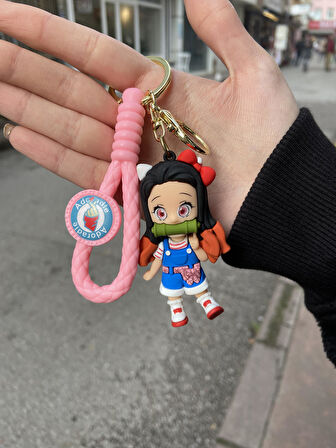 Anime Demon Slayer: Nezuko Silikon Anahtarlık