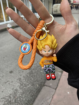 Dragon Ball Karakterleri Silikon  Anahtarlık Çanta  Süsü