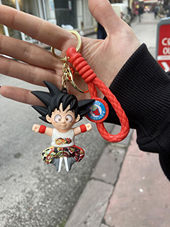Dragon Ball Karakterleri Silikon  Anahtarlık Çanta  Süsü
