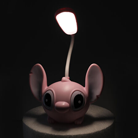 Lilo & Stitch Şarjlı -Kalemtraşlı Masa Lambası