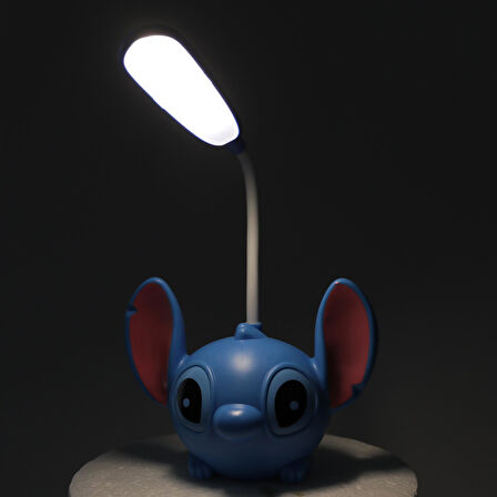 Lilo & Stitch Şarjlı -Kalemtraşlı Masa Lambası