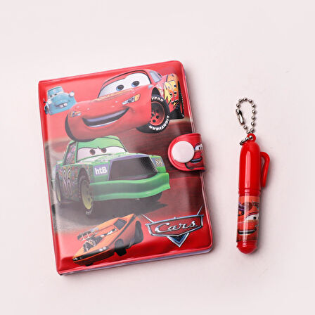 Disney Şimşek Mcqueen Mini Deftr  Kalem Set