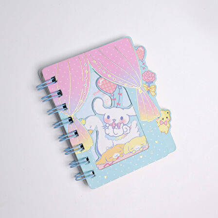 Sanrio Karakterleri Mini Defter Renkli Sayfalı