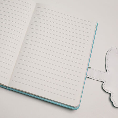 Stitch Temalı Mıknatıslı Özel Kapaklı Defter - A5 Boyut - 160 Sayfa