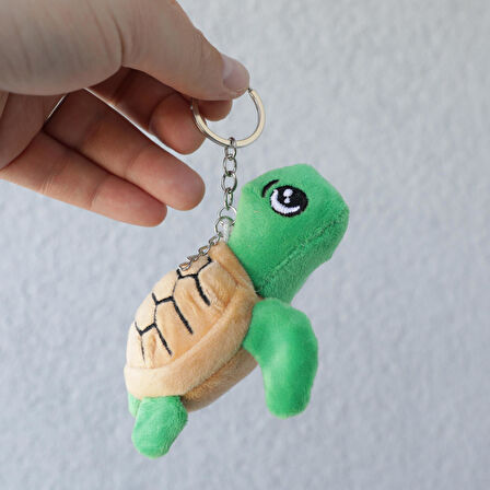 Caretta Caretta Kaplumbağa  Peluş Anahtarlık Çanta Süsü 1 ADET