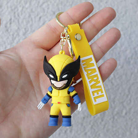 Deadpool/Wolverine Silikon Anahtarlık Çanta Süsü 1 ADET