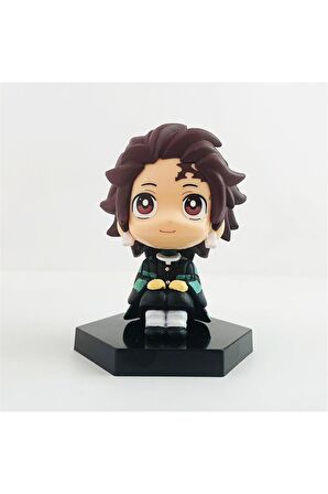 Anime Demon Slayer Tanjiro Oturan Mini Figür