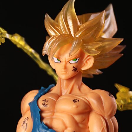 Dragon Ball Anime Manga Aksiyon Figür Biblo 17 Cm - Goku Süper Saiyan