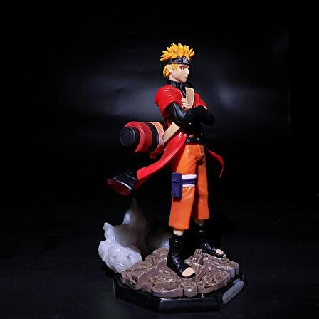 Anime Naruto Uzumaki Işıklı Eylem Karakter Figür Oyuncak Biblo 23 cm