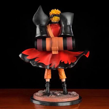 Anime Naruto Uzumaki Işıklı Eylem Karakter Figür Oyuncak Biblo 23 cm