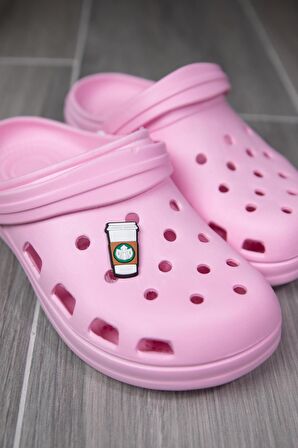 Kahve&Süt Bardağı Terlik Süsü Crocs