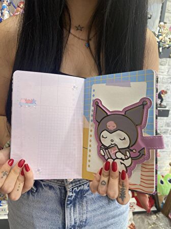 Kuromi Tasarımlı Defter 