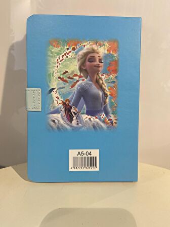 Frozen A5 Boyu Çizgili Defter