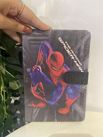 Spiderman Tasarımlı Çzigli Defter