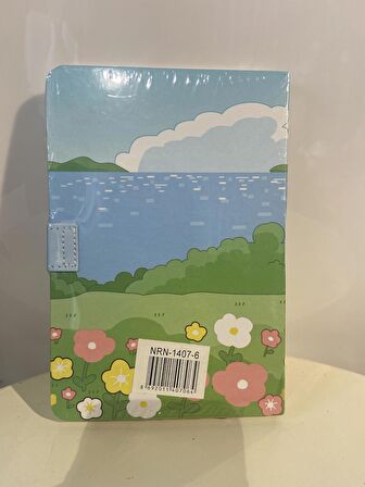 Sevimli Kız Mıknatıslı Defter Çizgili