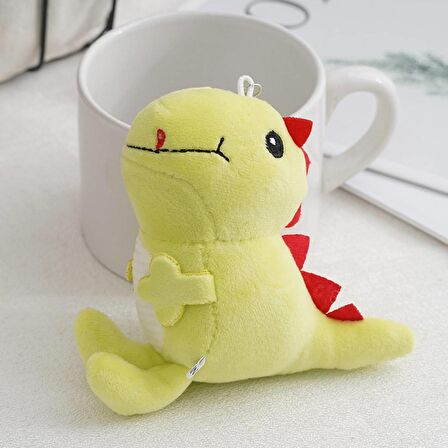 Dinozor Sevimli Peluş Anahtarlık Çanta Süsü 