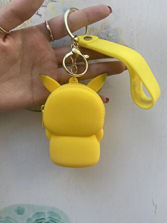 Pokemom Pikachu Bozuk  Para Cüzdanı  Anahatarlık