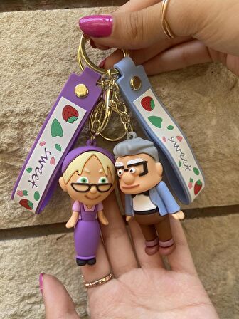 Yukarı Bak (Carl And Ellie )Anahtarlık ve Çanta Süsü