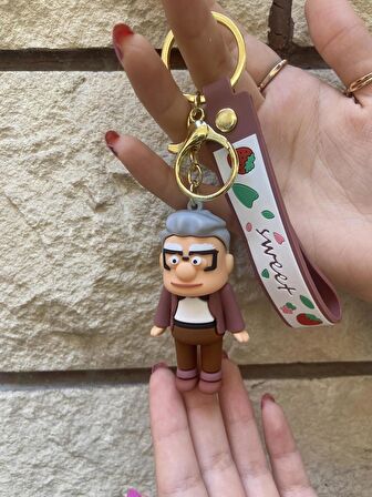 Yukarı Bak (Carl And Ellie )Anahtarlık ve Çanta Süsü