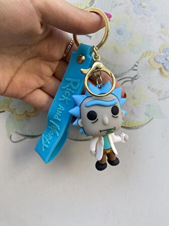 Rick And Morty Silikon Anahtarlık