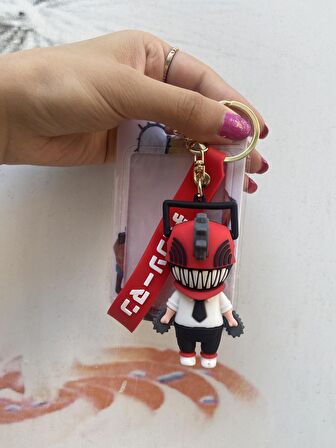 Denji Pochita Silikon Anahtarlık ve  Kartlık