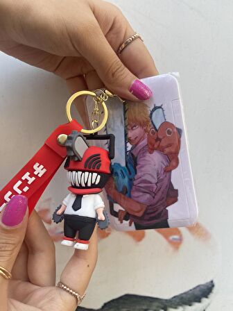 Denji Pochita Silikon Anahtarlık ve  Kartlık