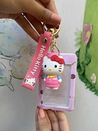 Hello Kitty Silikon Anahtarlık Kartlık 
