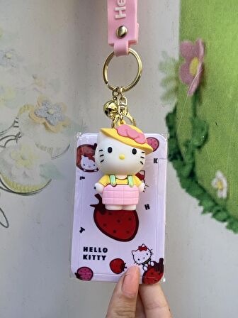 Hello Kitty Silikon Anahtarlık Kartlık 