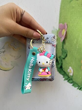 Hello Kitty Silikon Anahtarlık Kartlık 