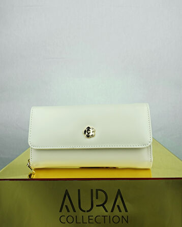 Valore Büyük Boy Fermuarlı ve Çok Gözlü Suni Deri Cüzdan