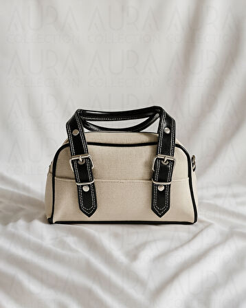 Sand Çapraz Askılı Hasır El Çantası