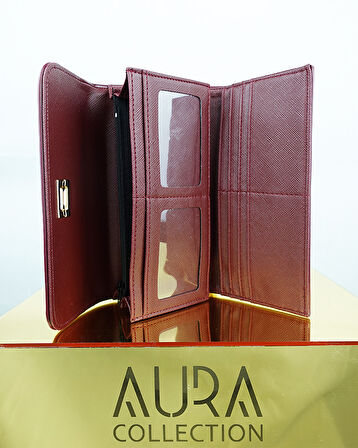 Merry Çok Gözlü Suni Deri Cüzdan