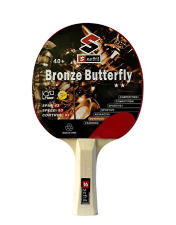 Seftil S0082 Bronze Butterfly Masa Tenisi Raketi