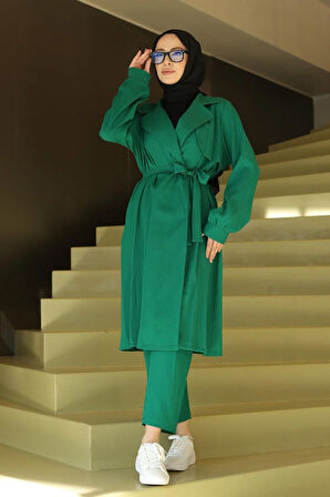 Ay Parça Detaylı Takım Yeşil